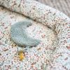 Doudou attache sucette Lune ash green vert  par Jollein