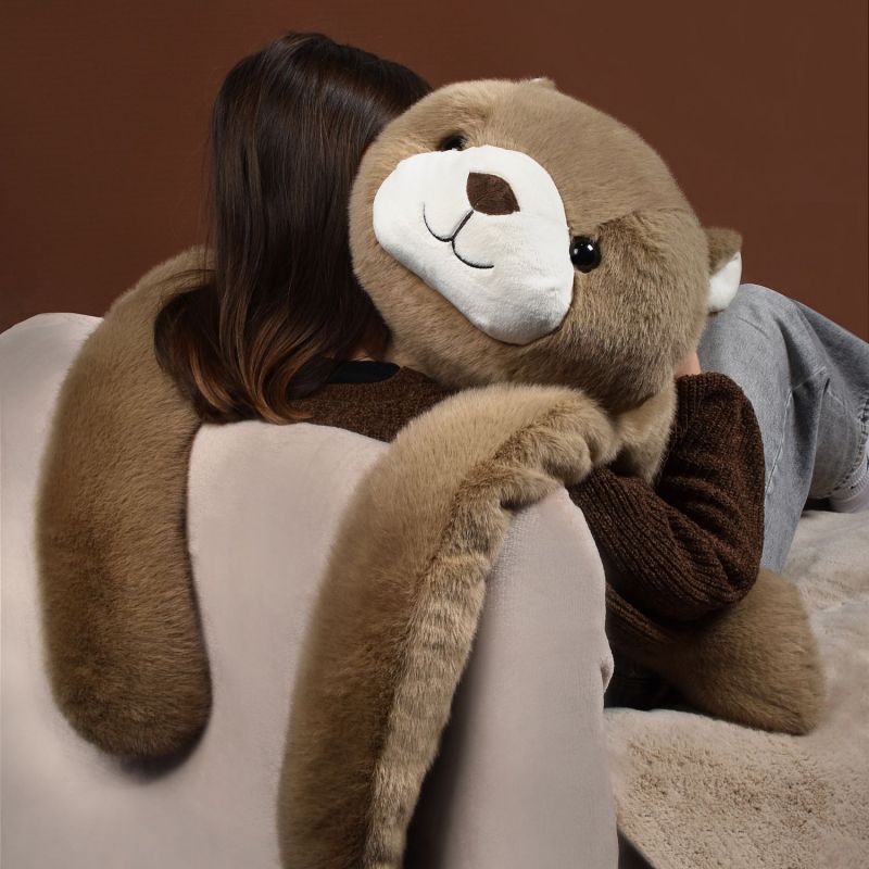 Peluche géante Ours lesté PODCOLL (100 cm) Histoire d'Ours Ambiance 3