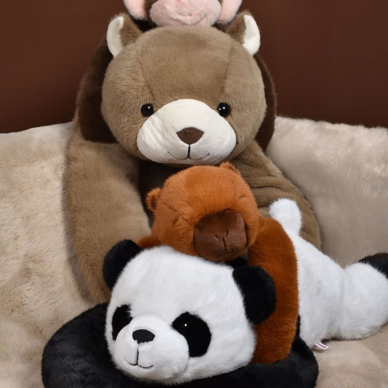 Peluche géante Ours lesté PODCOLL (100 cm) Histoire d'Ours Ambiance 5