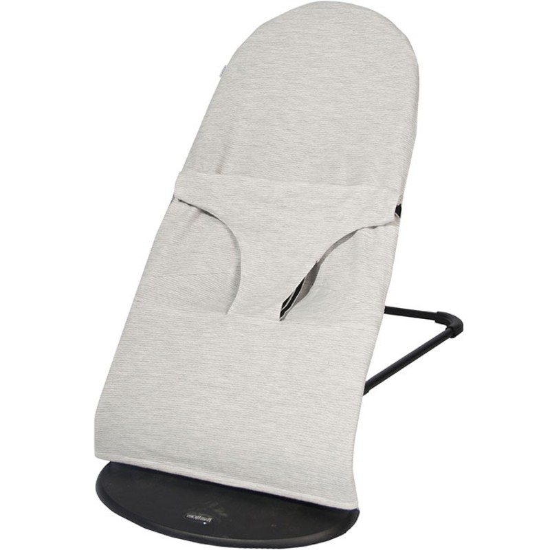 Housse pour transat Babybjörn Powder stripes Les Rêves d'Anaïs