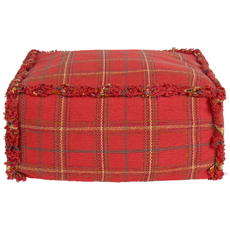 Pouf tissé Mapple Red (40x40 cm) Lorena Canals Produit 3