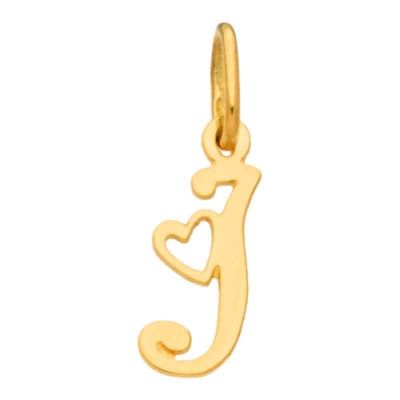 Pendentif initiale I (or jaune 750°)  par Berceau magique bijoux