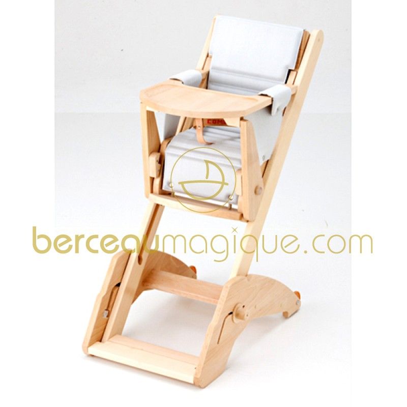 Chaise haute twenty one  naturel 4 positions Combelle