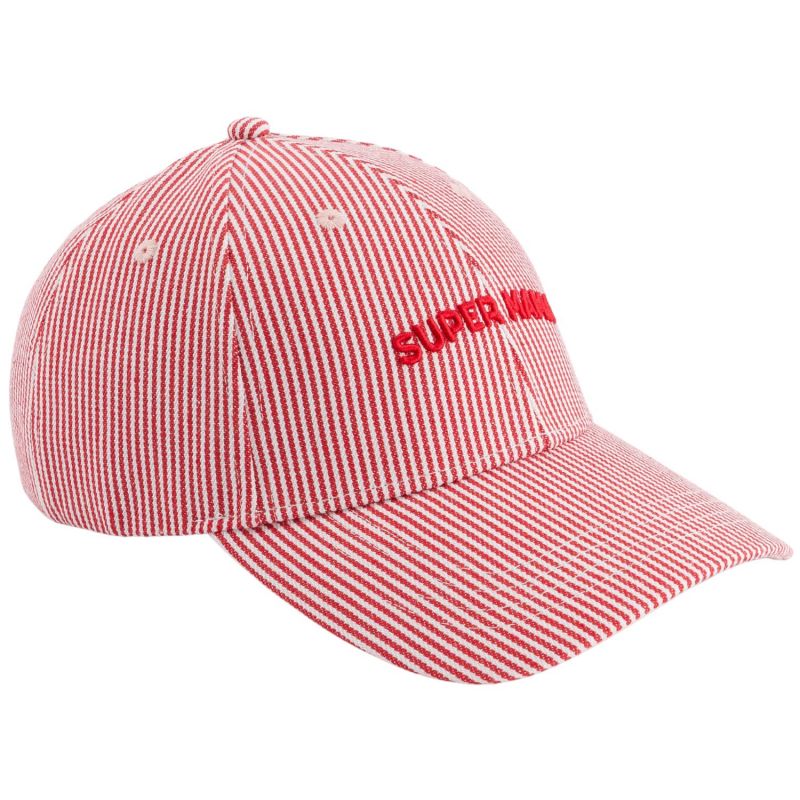 Casquette adulte Marinière Super Mama rouge (tour de tête 56-61 cm) Chamaye Produit 1
