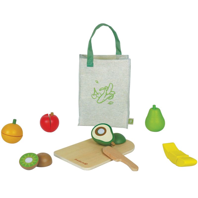 Sac avec fruits en bois EverEarth