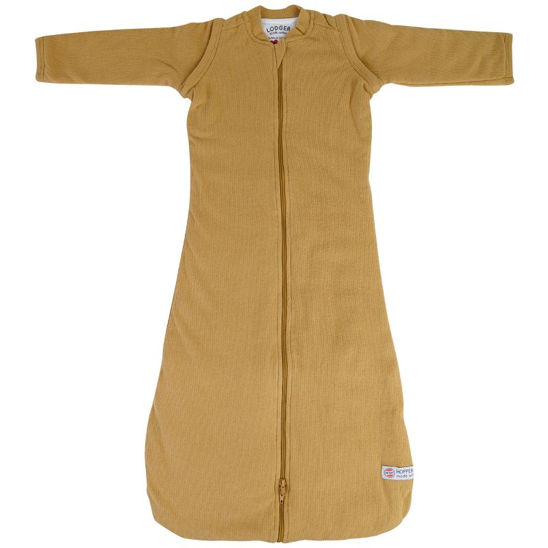 Gigoteuse chaude à manches Hopper Rib jaune ocre TOG 3,3 (80 cm) Lodger