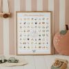 Affiche Mes Premières Fois Lapin - Maman et Papa (40x50 cm) Les Petites Dates Produit 1