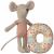 Variation Multicolore du produit Souris de plage avec bouée Petite sœur Fleurs de la marque Maileg