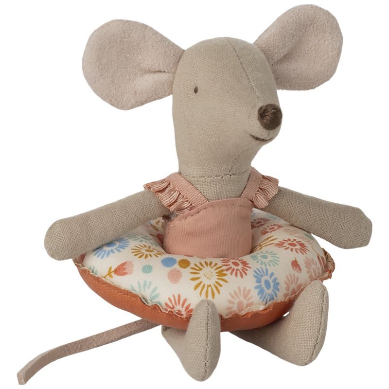 Souris de plage avec bouée Petite sœur Fleurs Maileg Produit 2