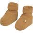 Chaussons en coton bio Pure caramel (0-3 mois) - Baby's Only