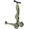 Porteur évolutif en trottinette Highwaykick 1 Olive  par Scoot And Ride