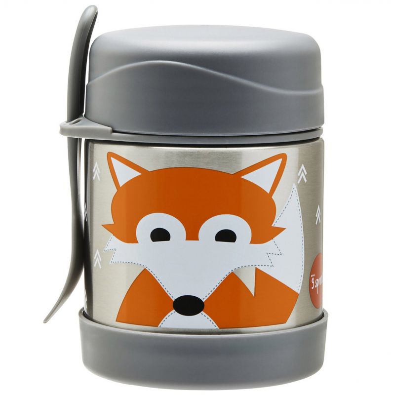Thermos alimentaire avec fourchette Renard (350 ml) 3 sprouts