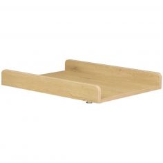 Plan à langer coulissant pour commode 2 tiroirs et 1 niche My Love - Sauthon mobilier