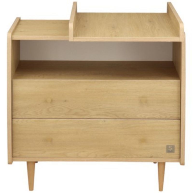 Plan à langer coulissant pour commode 2 tiroirs et 1 niche My Love Sauthon mobilier Produit 3