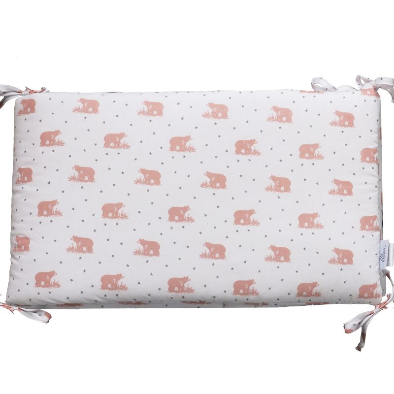 Tour de lit adaptable Mishka blush (pour lits 60 x 120 cm et 70 x 140 cm) Blossom Paris