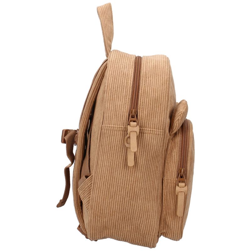 Sac à dos enfant Beary Excited Ourson côtelé beige (31 cm) Kidzroom Produit 3