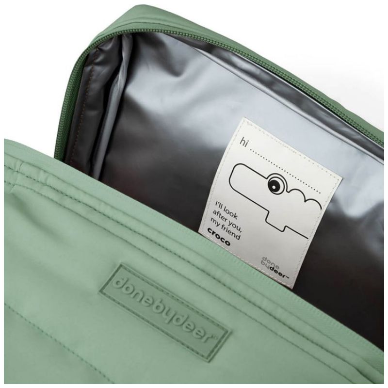 Sac isotherme matelassé Croco vert (6,2 L) Done by Deer Produit 4