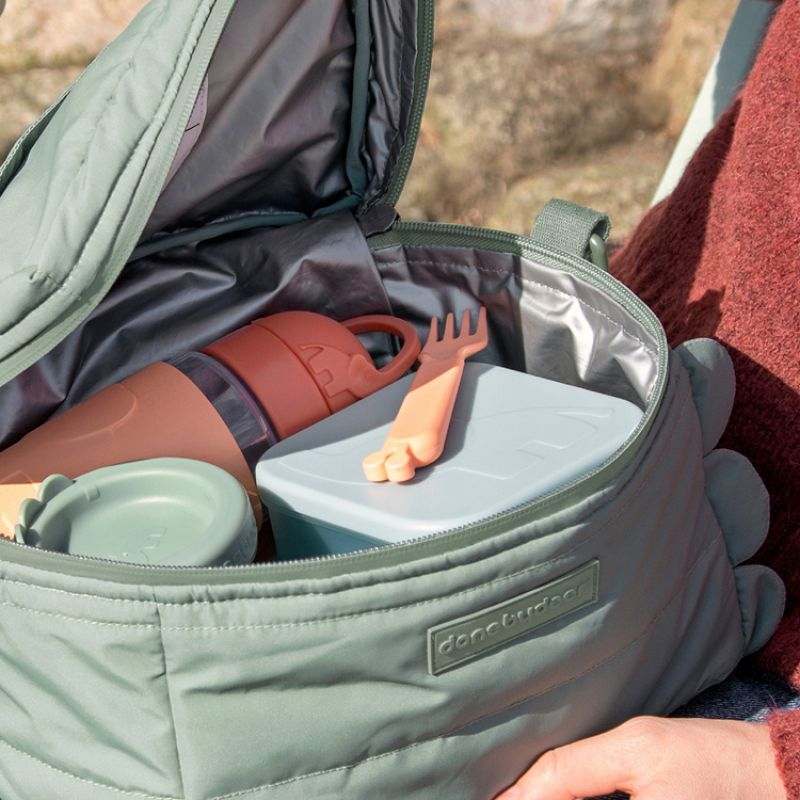Sac isotherme matelassé Croco vert (6,2 L) Done by Deer Ambiance 6