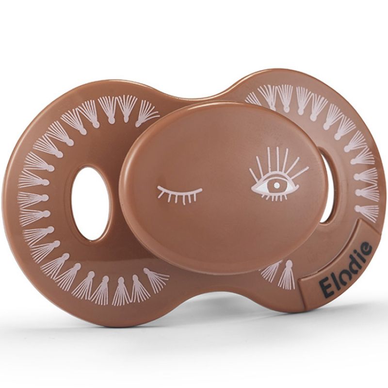Sucette physiologique Burned Clay Eye (3 mois et +) Elodie Details