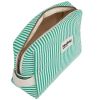 Trousse de toilette Leon Rayures Fines Vert Hindbag Produit ouvert 5