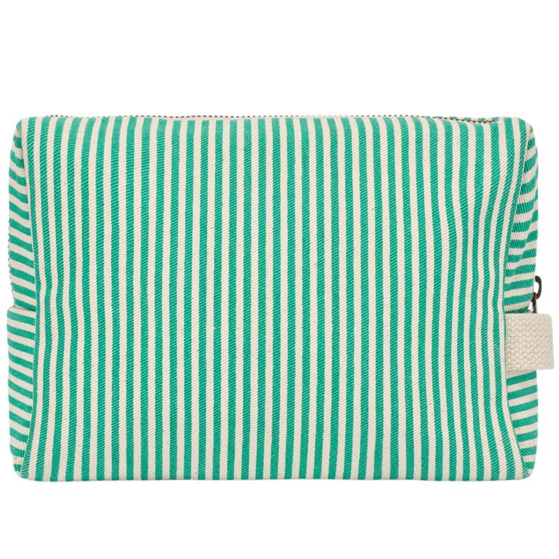 Trousse de toilette Leon Rayures Fines Vert Hindbag Produit 3