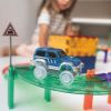 Voiture pour circuit magnétique Bleue Cleverclixx Ambiance 4