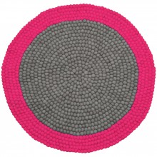 Tapis ballsrug neo mix rose (diamètre : 90 cm)  par Lilipinso