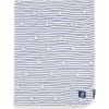 Couverture en coton Miffy Stripe Navy (75 x 100 cm)  par Jollein