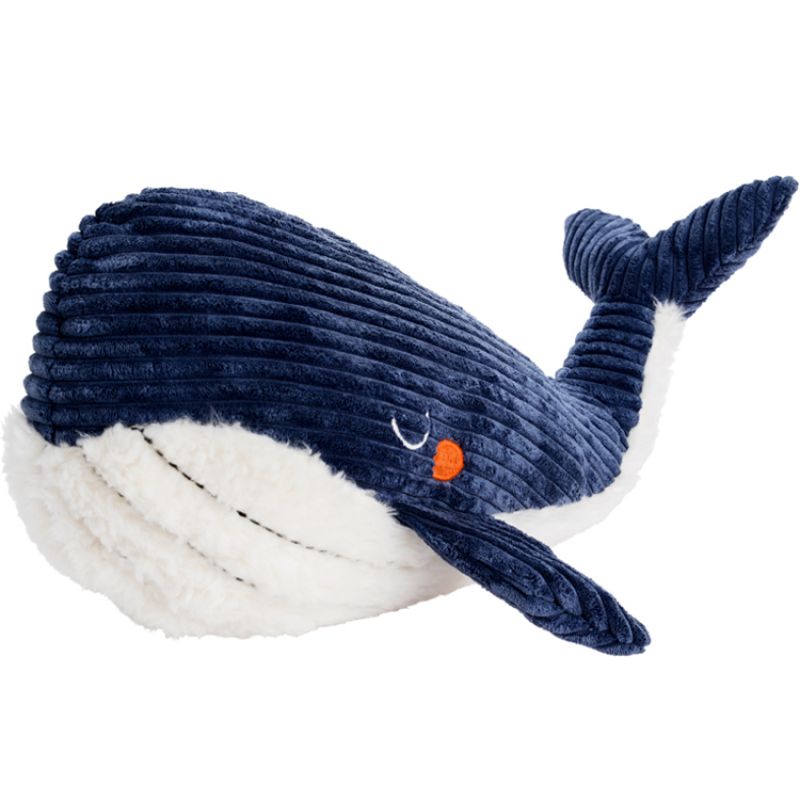 Peluche baleine Edgar bleue (55 cm) Amadeus Les Petits
