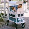 Chariot de transport enfant VW2 Volkswagen Sage Green (2 places) Wonderfold Ambiance 8