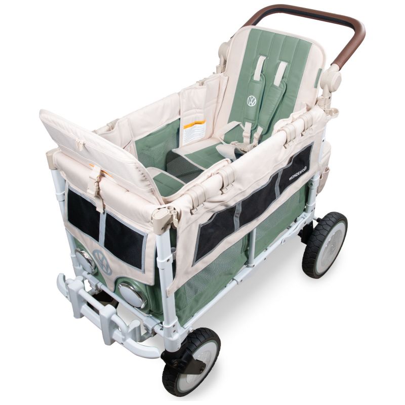 Chariot de transport enfant VW2 Volkswagen Sage Green (2 places) Wonderfold Produit 4