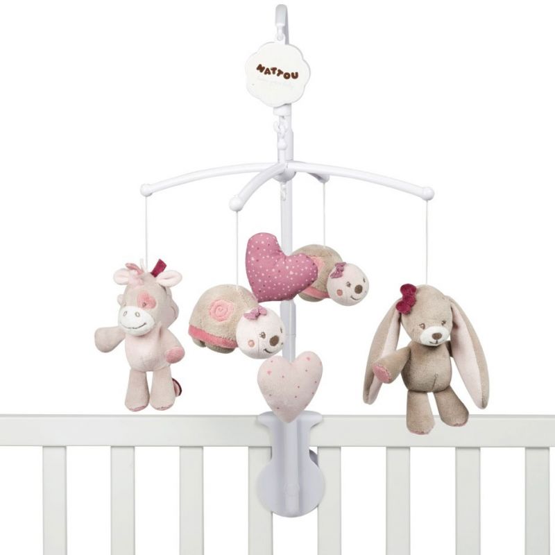 Mobile musical Nina, Jade et Lili Nattou