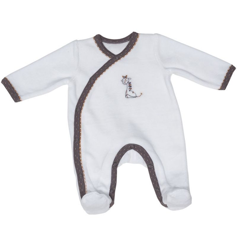 Pyjama chaud girafe Kenza (1 mois) Sauthon