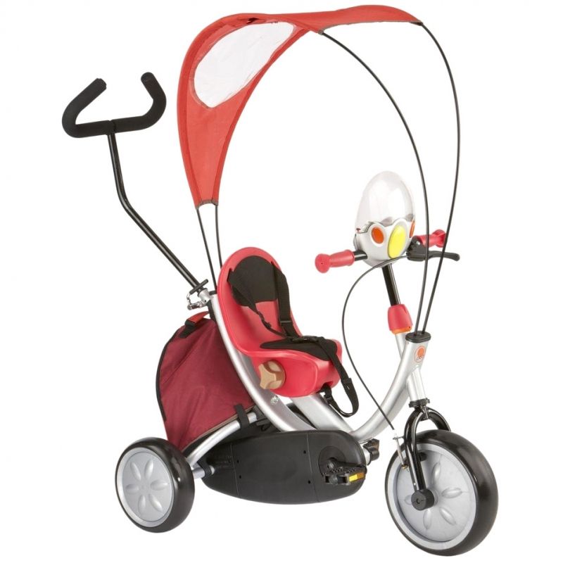 Tricycle OKO PLUS rouge framboise Italtrike
