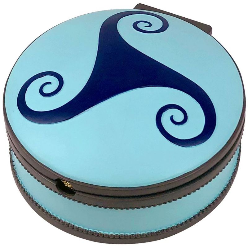 Boîte à bijoux musicale ronde Ballerine bleue Trousselier Produit 1 grande taille