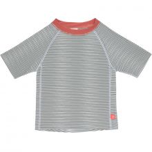 Tee-shirt anti-UV manches courtes rayé col corail (3 ans)  par Lässig 