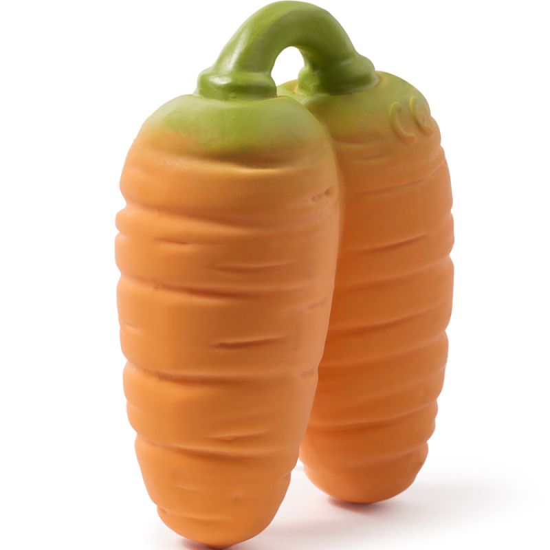 Doudou de dentition 2 en 1 Cathy la carotte Oli & Carol Produit 4