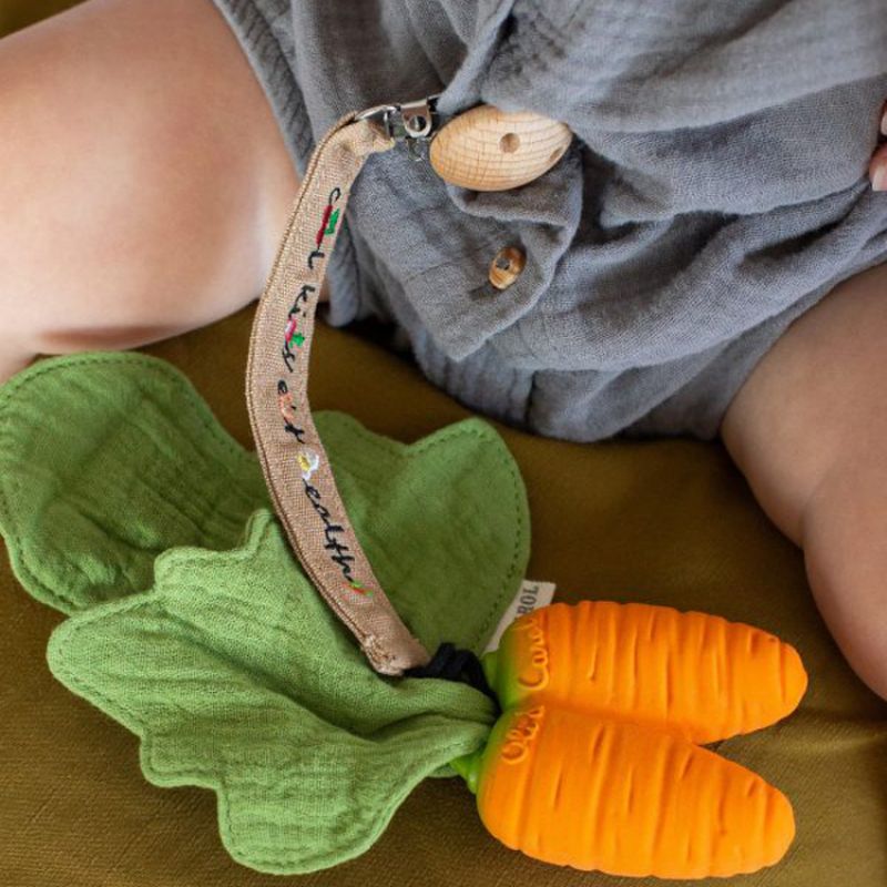 Doudou de dentition 2 en 1 Cathy la carotte Oli & Carol Produit 8