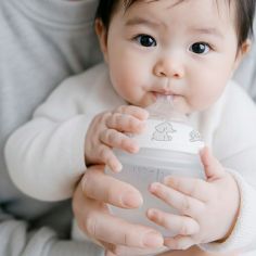 Biberon anti-colique en silicone Eléphant (150 ml)