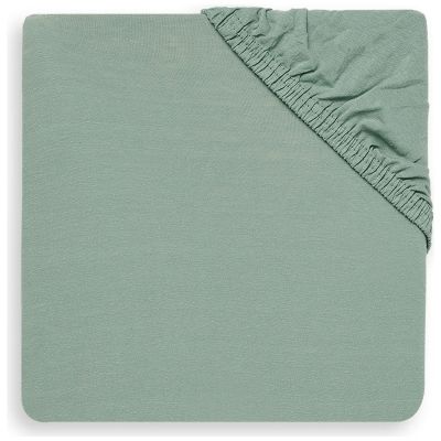 Drap housse en jersey Ash Green (60 x 120 cm)