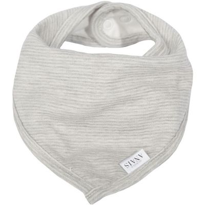 Bavoir bandana Powder stripes Les Rêves d'Anaïs