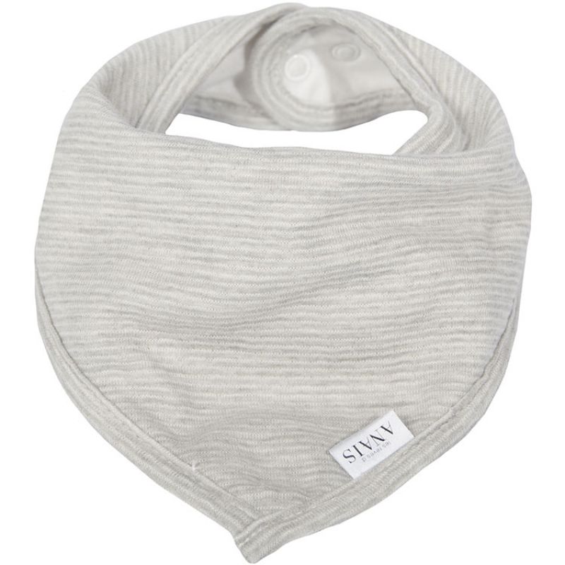 Bavoir bandana Powder stripes Les Rêves d'Anaïs