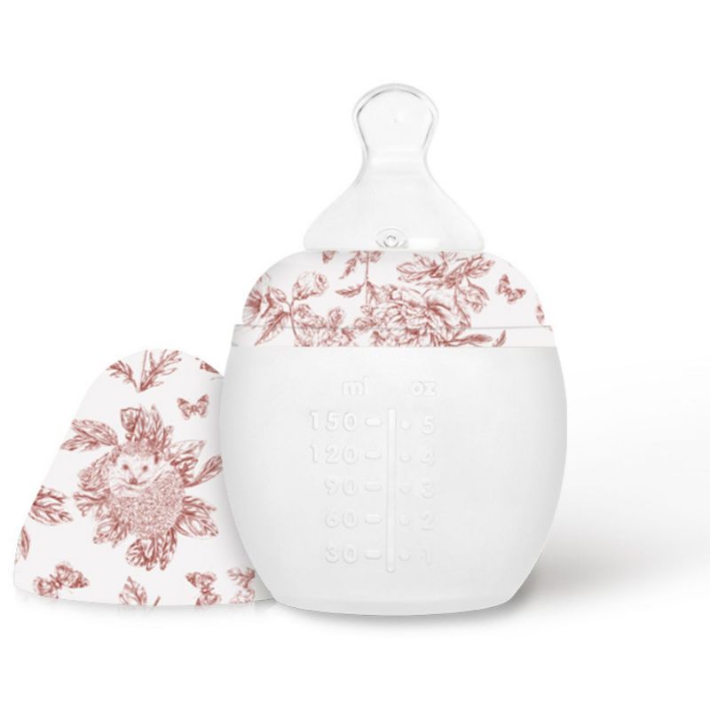 Biberon anti-colique en silicone X Tartine et Chocolat terracota (150 ml) Elhée Produit 1