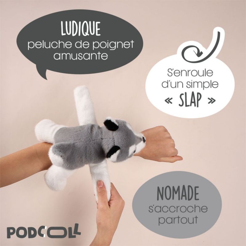Bracelet PODCOLL Slap Husky Histoire d'Ours Ambiance 4