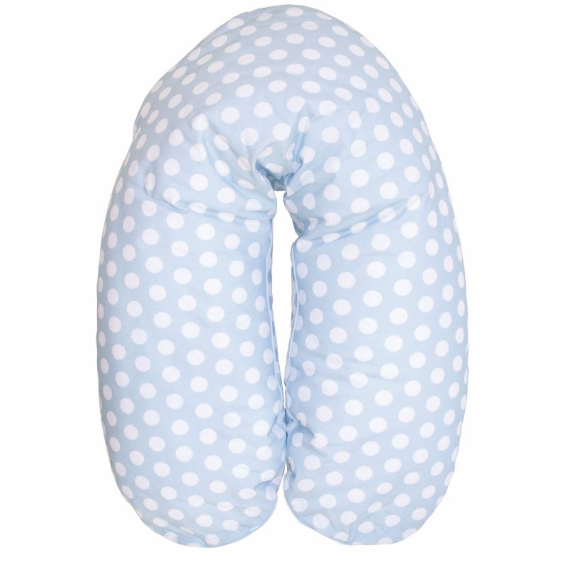 Coussin de maternité pois bleu Candide