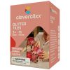 Kit de construction magnétique à paillettes Transparent-Rose (16 pièces) Cleverclixx Packaging 1