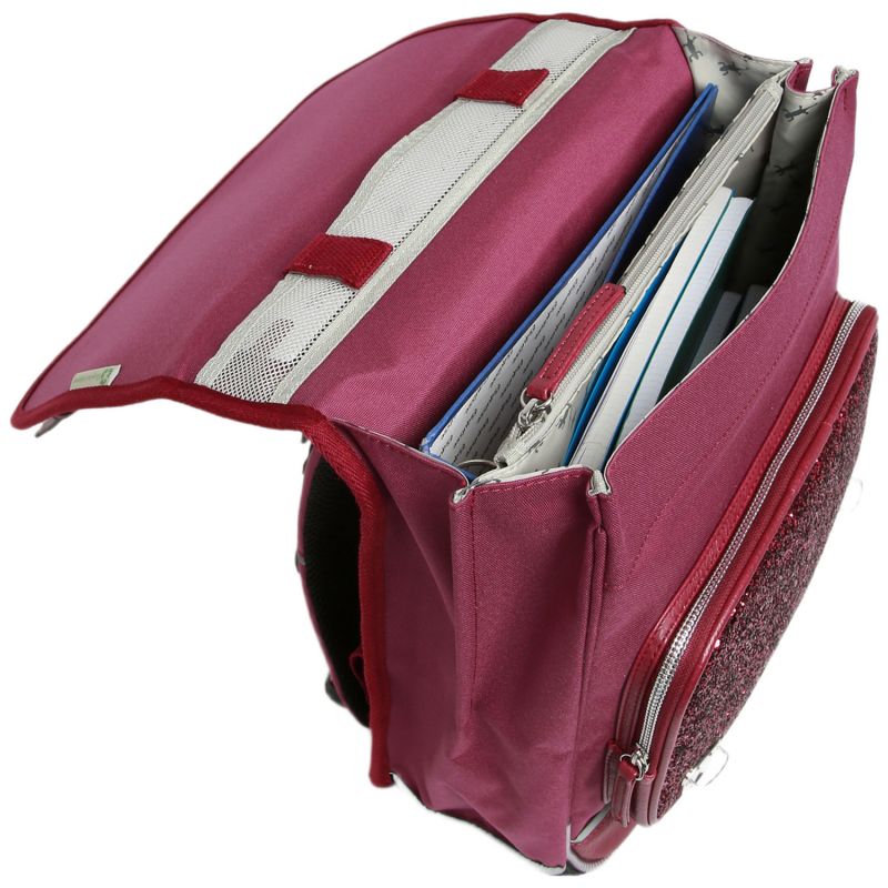 Sac à dos Glossy Cherry (39 cm) Caméléon Produit ouvert 5