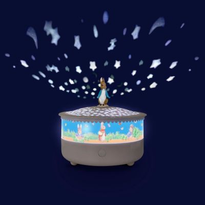 Veilleuse projecteur d'étoiles Pierre Lapin rechargeable