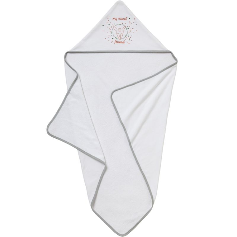 Cape de bain en coton bio My sweet friend faon (80 x 80 cm) Babycalin