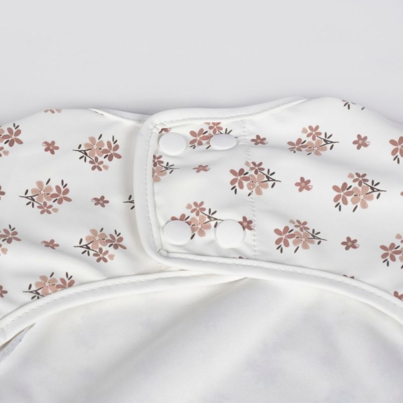 Bavoir manches longues Botton Fleurs Walking Mum Produit 4